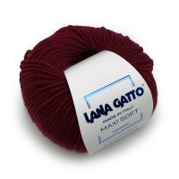 Пряжа - Италия - Lana Gatto - Maxi Soft - Lana Gatto Maxi Soft 10105 винный  Lana Gatto Maxi Soft 10105 винный
