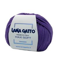 Пряжа - Италия - Lana Gatto - Maxi Soft - Lana Gatto Maxi Soft 14450 фиолетовый  Lana Gatto Maxi Soft 14450 фиолетовый