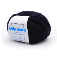 Пряжа - Италия - Lana Gatto - Maxi Soft - Lana Gatto Maxi Soft 10214 темно-синий  Lana Gatto Maxi Soft 10214 темно-синий
