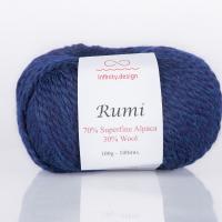 Пряжа - Норвегия - Infinity - Rumi - RUMI 0710 темно-синий  RUMI 0710 темно-синий