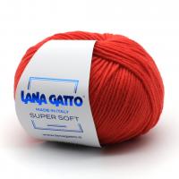 Пряжа - Италия - Lana Gatto - Super Soft - Lana Gatto Super Soft 19002 красный коралл  Lana Gatto Super Soft 19002 красный коралл