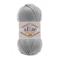 Пряжа - Турция - ALIZE - Alize Cotton Baby Soft 21 серый  Alize Cotton Baby Soft 21 серый