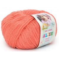 Пряжа - Турция - ALIZE - Baby Wool - Alize Baby Wool 619 коралл  Alize Baby Wool 619 коралл
