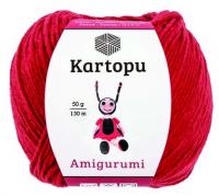 Пряжа - Турция - Kartopu - Kartopu Amigurumi 150 красный  Kartopu Amigurumi 150 красный