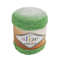 Пряжа - Турция - ALIZE - Alize Softy Plus Ombre batik 7287 яр.зеленый  Alize Softy Plus Ombre batik 7287 яр.зеленый
