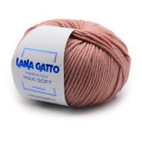 Пряжа - Италия - Lana Gatto - Maxi Soft - Lana Gatto Maxi Soft 14393 темная пудра  Lana Gatto Maxi Soft 14393 темная пудра