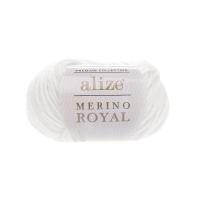 Пряжа - Турция - ALIZE - Merino Royal - Alize Merino Royal 55 белый  Alize Merino Royal 55 белый