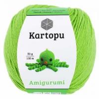 Пряжа - Турция - Kartopu - Kartopu Amigurumi 1390 зеленый  Kartopu Amigurumi 1390 зеленый