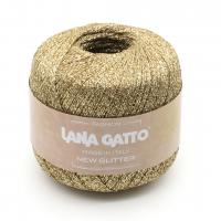 Пряжа - Италия - Lana Gatto - New Glitter - Lana Gatto New Glitter 9119 золото  Lana Gatto New Glitter 9119 золото