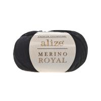 Пряжа - Турция - ALIZE - Merino Royal - Alize Merino Royal 60 черный  Alize Merino Royal 60 черный