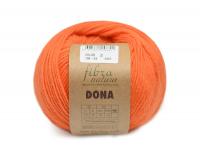 Пряжа - Турция - FibraNatura - DONA - Dona 106-04 оранжевый  Dona 106-04 оранжевый