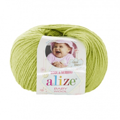 Пряжа - Турция - ALIZE - Baby Wool - Alize Baby Wool 612 фисташка  Alize Baby Wool 612 фисташка