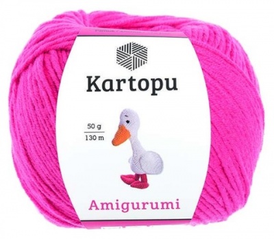 Пряжа - Турция - Kartopu - Kartopu Amigurumi 771 ярко-розовый  Kartopu Amigurumi 771 ярко-розовый