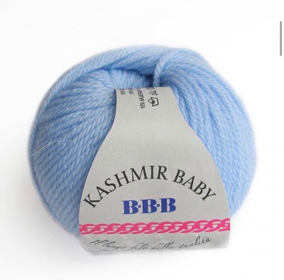 Пряжа - Италия - BBB Filati - Baby Kashmir - BBB Baby Kashmir 86277 нежно-голубой  BBB Baby Kashmir 86277 нежно-голубой