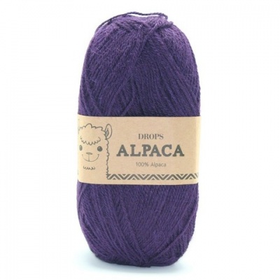 Пряжа - Норвегия - Drops - Alpaca - Drops Alpaca 4400 фиолетовый  Drops Alpaca 4400 фиолетовый