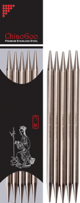 Инструменты для вязания - ChiaoGoo - Спицы чулочные - ChiaoGoo Спицы чулочные металл 15 см 5,5  ChiaoGoo Спицы чулочные металл 15 см 5,5