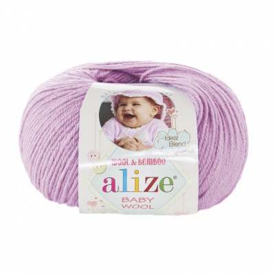 Пряжа - Турция - ALIZE - Baby Wool - Alize Baby Wool 672 фиалка  Alize Baby Wool 672 фиалка