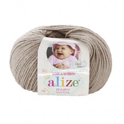 Пряжа - Турция - ALIZE - Baby Wool - Alize Baby Wool 167 бежевый  Alize Baby Wool 167 бежевый