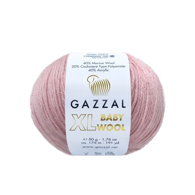 Пряжа - Турция - Gazzal - Baby Wool XL - Gazzal Baby Wool XL 828 розовый  Gazzal Baby Wool XL 828 розовый