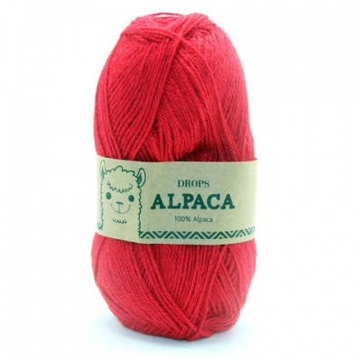 Пряжа - Норвегия - Drops - Alpaca - Drops Alpaca 3620 красный  Drops Alpaca 3620 красный