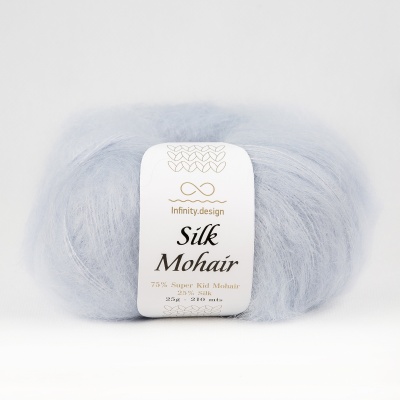 Пряжа - Норвегия - Infinity - Silk Mohair - Infinity Silk Mohair 5930 голубой  Infinity Silk Mohair 5930 голубой