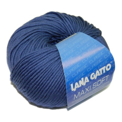 Пряжа - Италия - Lana Gatto - Maxi Soft - Lana Gatto Maxi Soft 13249 джинс  Lana Gatto Maxi Soft 13249 джинс