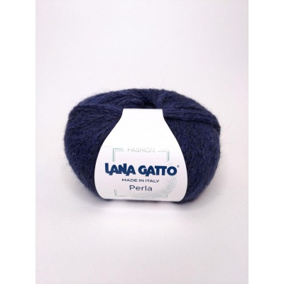 Пряжа - Италия - Lana Gatto - Perla - Lana Gatto Perla 9102 темно-синий  Lana Gatto Perla 9102 темно-синий