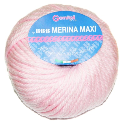 Пряжа - Италия - BBB Filati - Merina Maxi - BBB Merina Maxi 276 нежно-розовый  BBB Merina Maxi 276 нежно-розовый