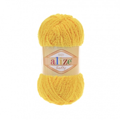 Пряжа - Турция - ALIZE - Softy - Alize Softy 216 желтый  Alize Softy 216 желтый