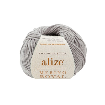 Пряжа - Турция - ALIZE - Merino Royal - Alize Merino Royal 762 светло-серый  Alize Merino Royal 762 светло-серый